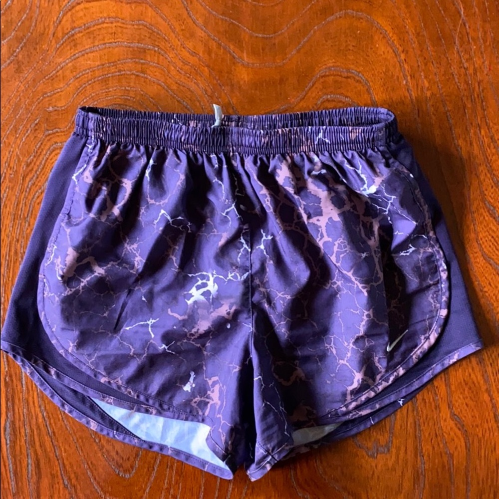 Purple Print Nike Shorts